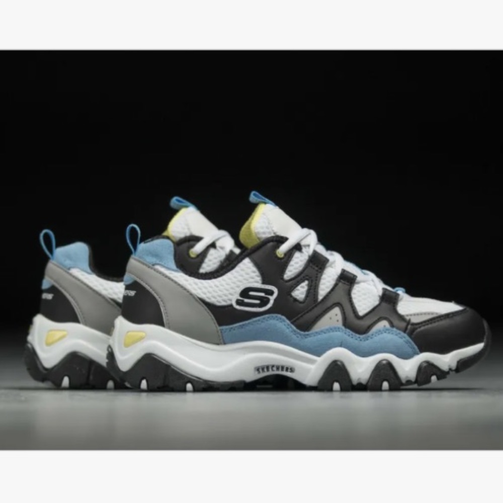 SKECHERS D'LITES 2 "ONE PIECE" 12977-WBKB White-Black size US 6.5, EU 36.5